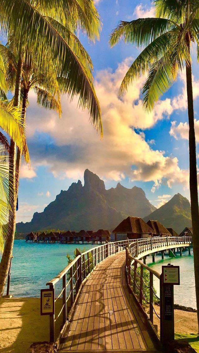 640x1136 Summer e to your vacay in the beautiful Bora Bora ... - french polynesia iPhone Wallpaper