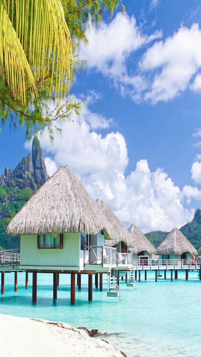 640x1136 Bora Bora - french polynesia iPhone Wallpaper