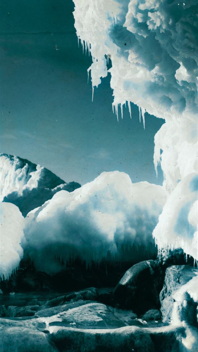 640x1136 glacier ice frost antarctica - antarctica iPhone Wallpaper