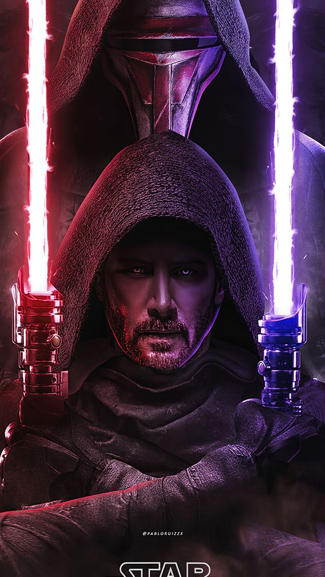 640x1136 keanu reeves starwars - artwork iPhone Wallpaper