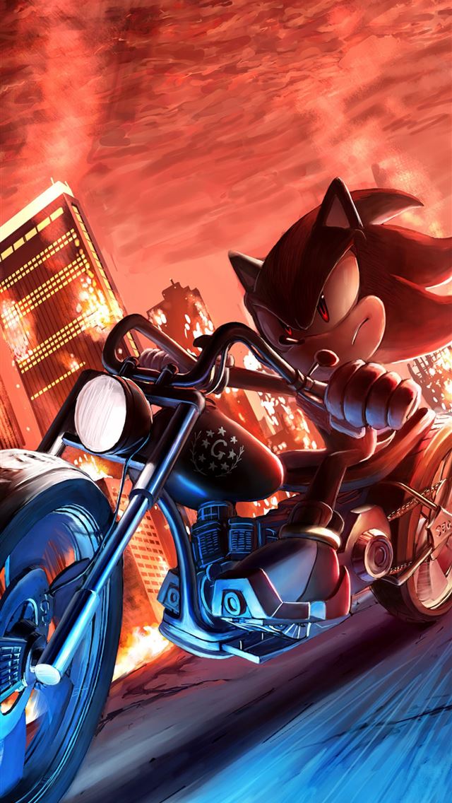 640x1136 sonic shadow the hedgehog 4k - deviantart iPhone Wallpaper