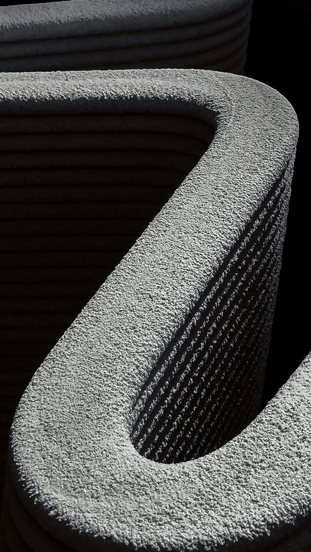 640x1136 3d concrete printing by Sika - grey iPhone Wallpaper
