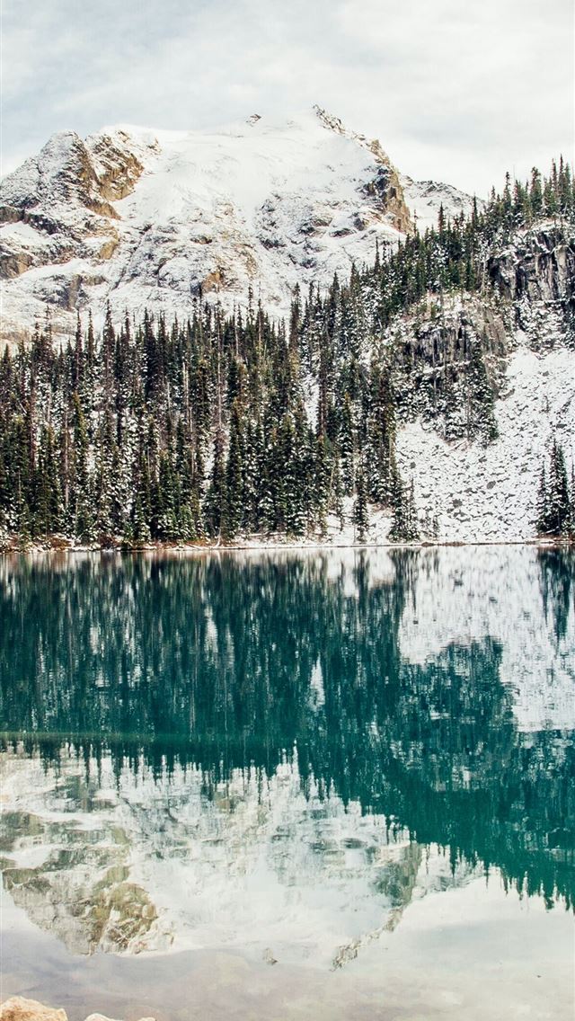 640x1136 blue body of water surrounded by trees - canada iPhone Wallpaper
