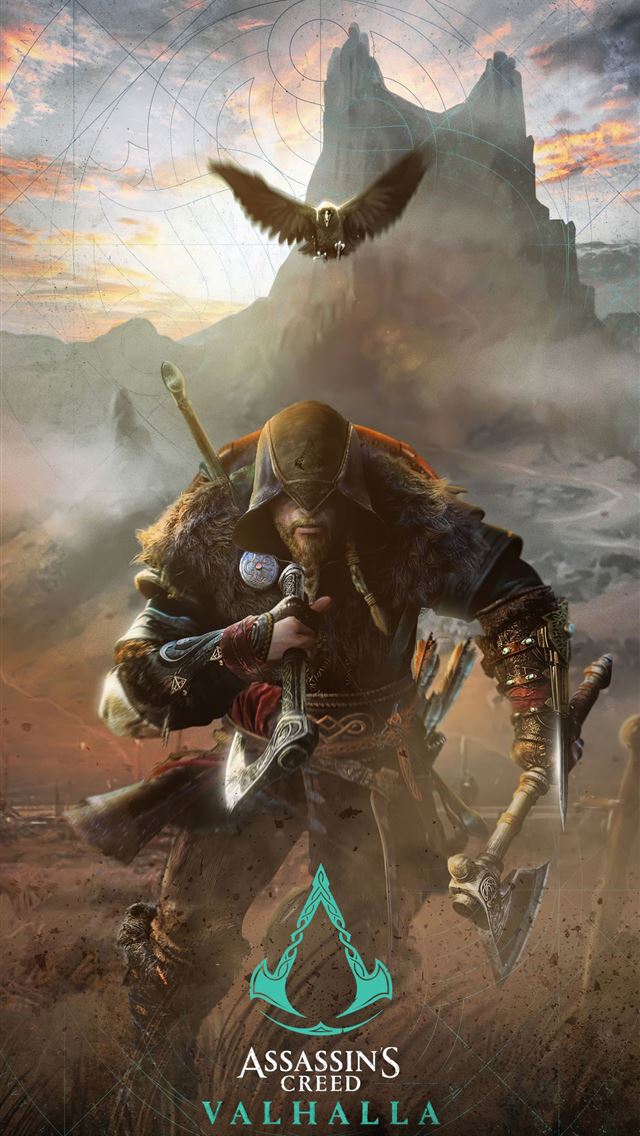 assassins creed valhalla game 2020 iPhone wallpaper 
