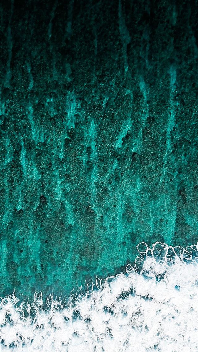 aerial photography of ocean during daytime iPhone Wallpapers Free Download