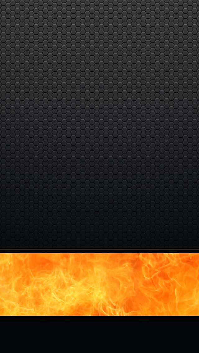 640x1136 Hexagon Pattern and fire - pattern iPhone Wallpaper