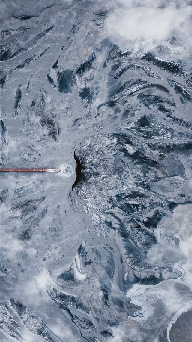 640x1136 satellite photo of snow covered place - snow iPhone Wallpaper