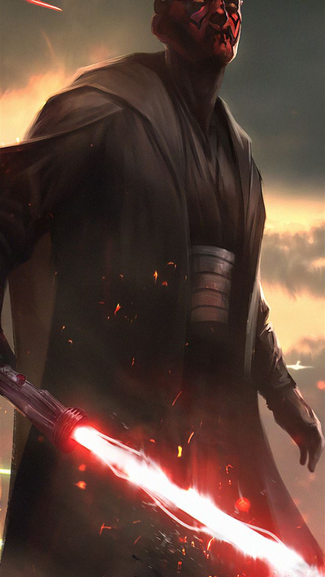 640x1136 darth maul star wars fanartwork - artwork iPhone Wallpaper