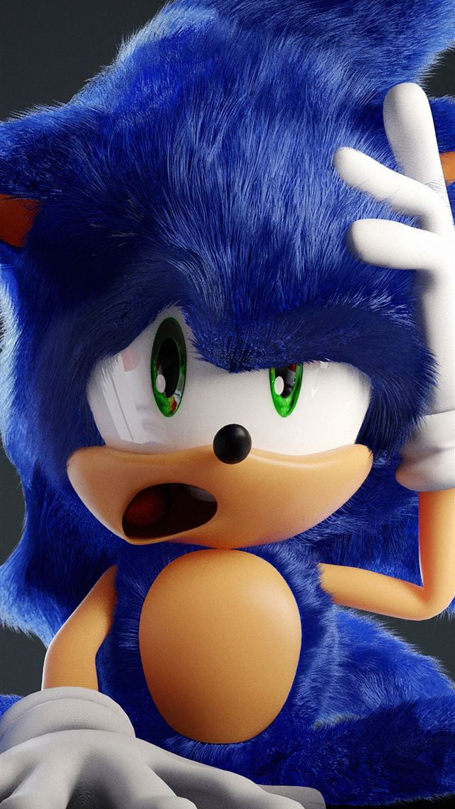 640x1136 sonic the hedgehogart 4k - sonic iPhone Wallpaper