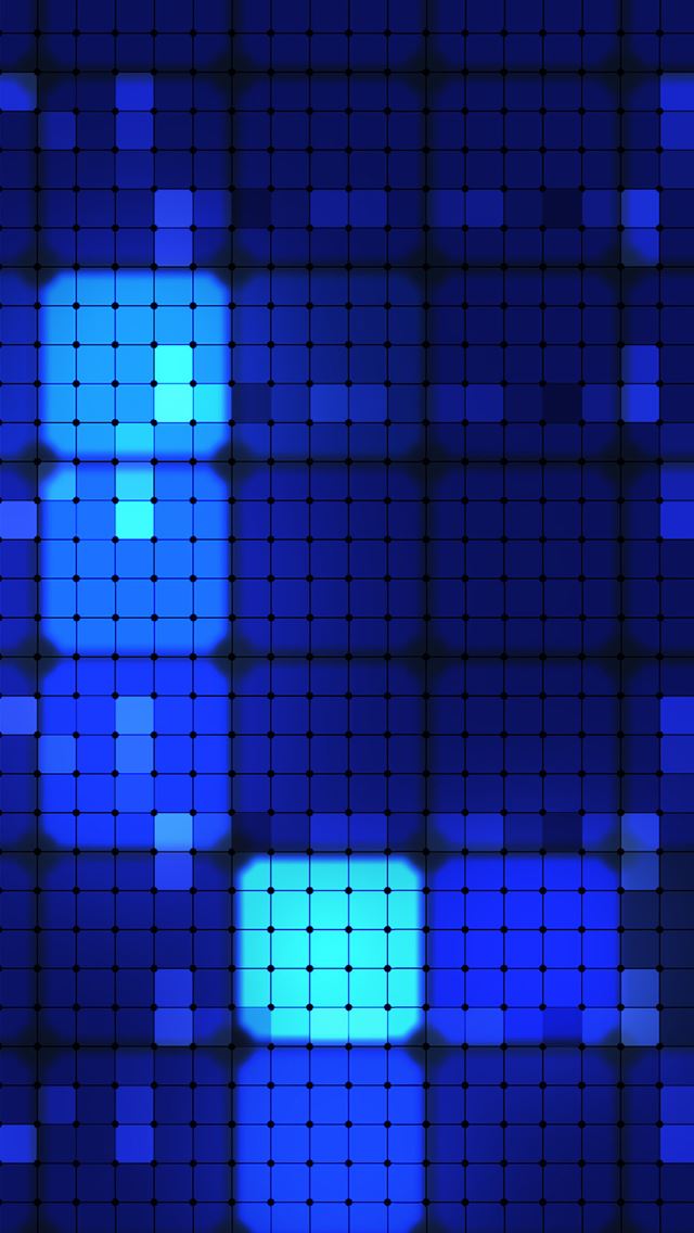 640x1136 Blue Squares - clean iPhone Wallpaper