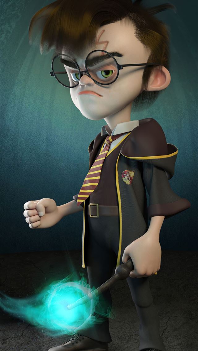 640x1136 harry potter 3d character art 4k -  iPhone Wallpaper