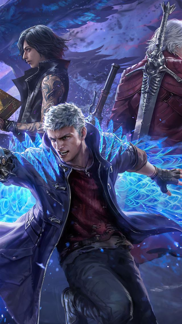 640x1136 2020 devil may cry 4k - artstation iPhone Wallpaper