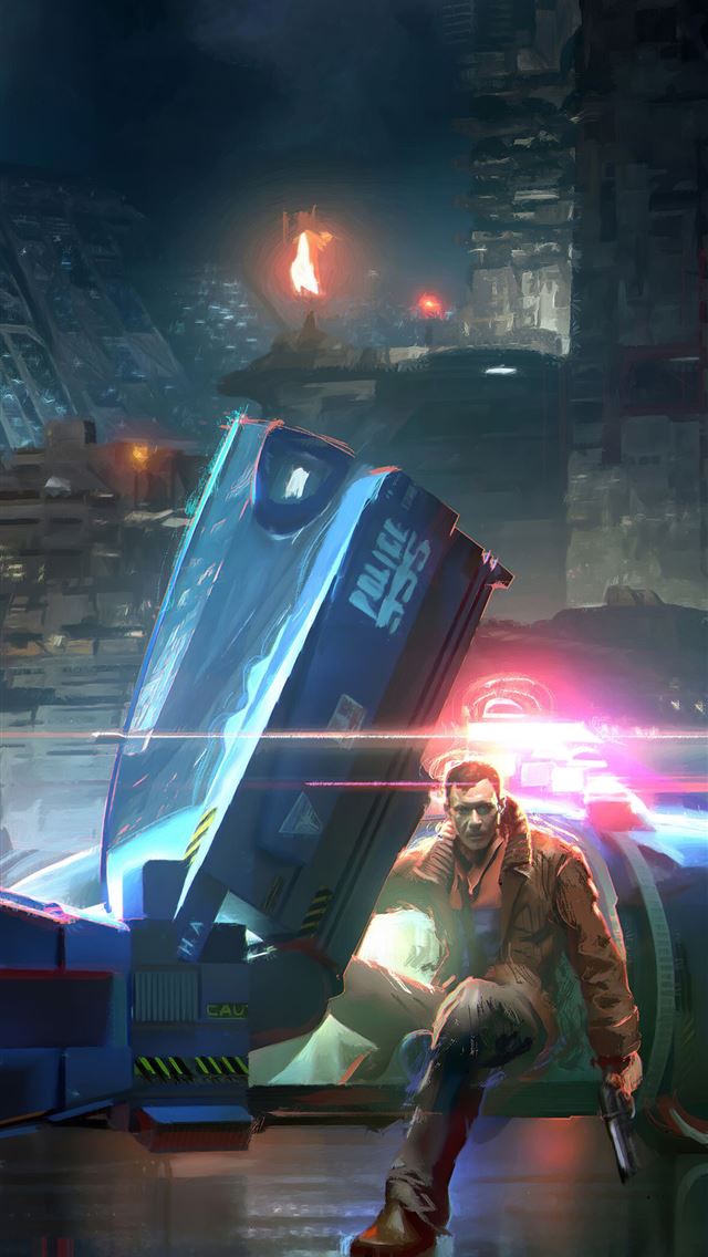 640x1136 bladerunner fan art 4k - artwork iPhone Wallpaper