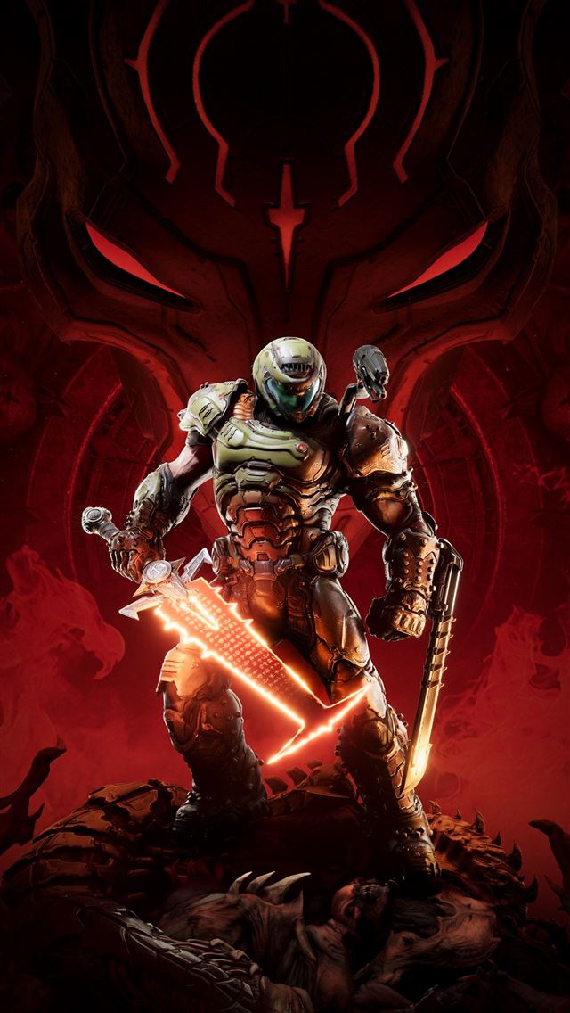 640x1136 doom eternal 5k game - doom iPhone Wallpaper