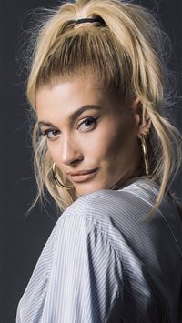 hailey baldwin blonde hairs 4k wallpaper