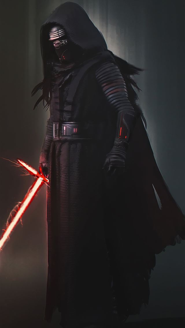 640x1136 kylo ren darkness 4k - digital art iPhone Wallpaper