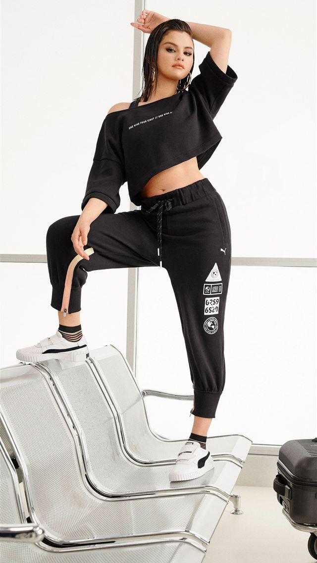 640x1136 selena gomez puma 2020 - photoshoot iPhone Wallpaper