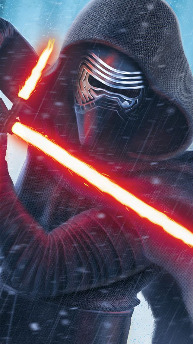 640x1136 kylo ren art4k - artwork iPhone Wallpaper