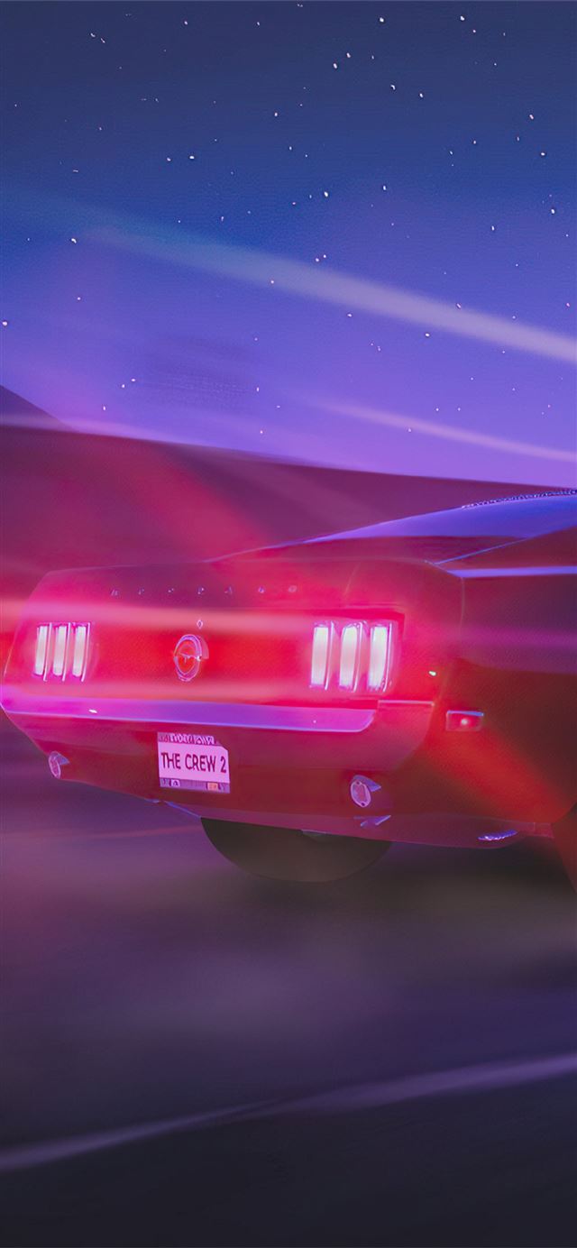 1125x2436 ford mustang the crew 2 game 4k - pc games iPhone X Wallpaper