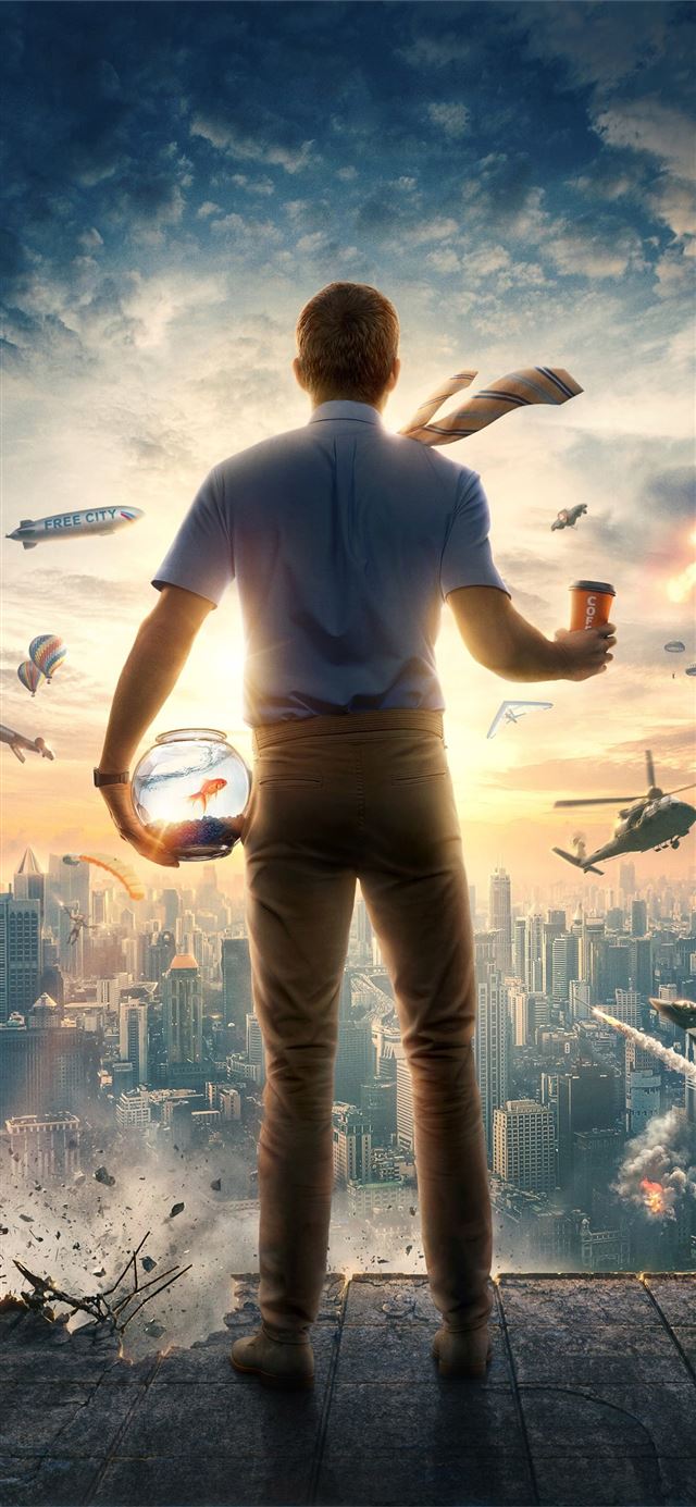 1125x2436 free guy movie 2020 4k - 2020 movies iPhone X Wallpaper