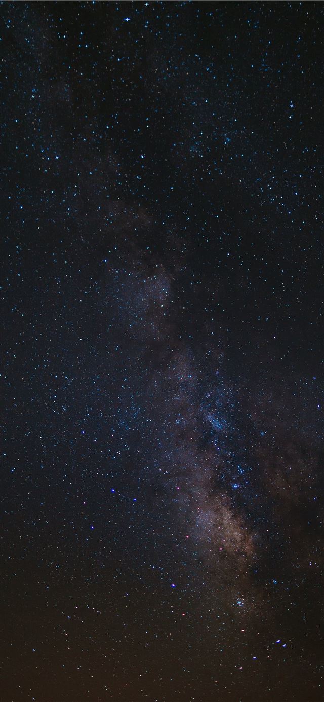 1125x2436 milky way - night iPhone X Wallpaper