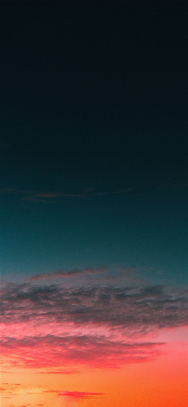 1125x2436 sunset photograph - orange iPhone X Wallpaper