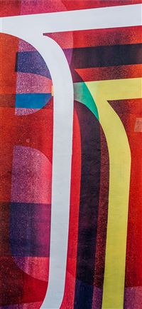 white and red textile wallpaper