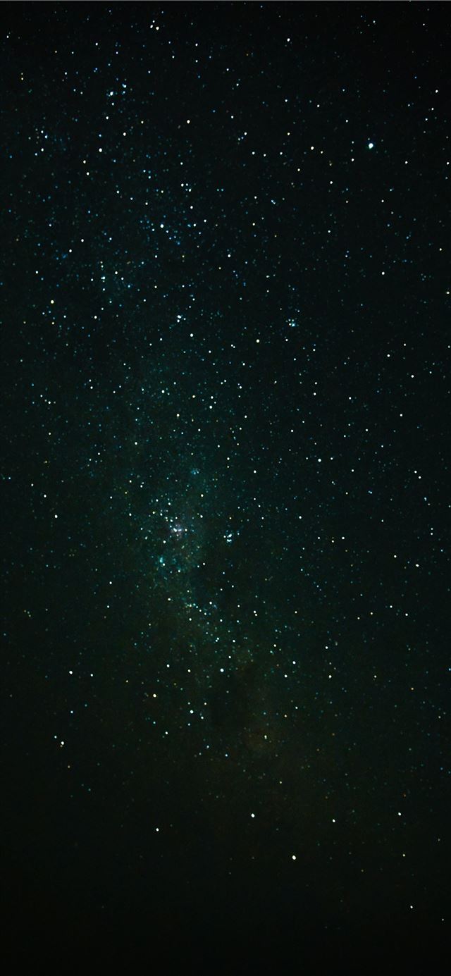1125x2436 black and white galaxy - cyan iPhone X Wallpaper