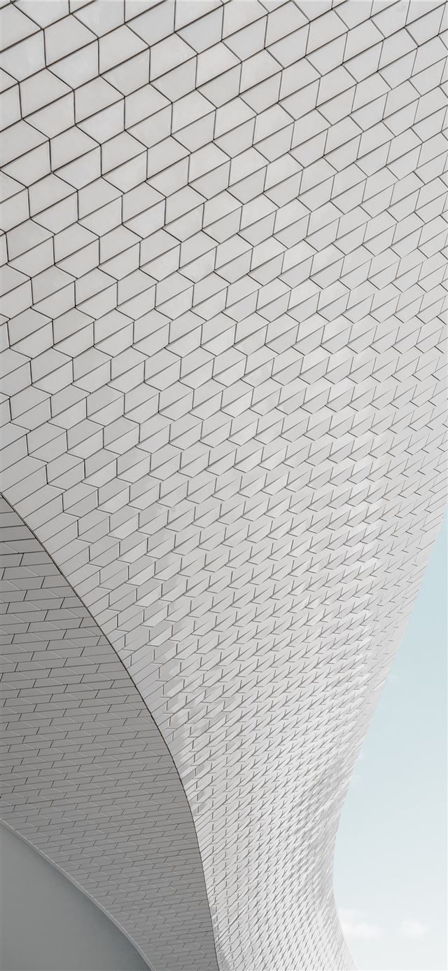 1125x2436 worm's eye view photography of glass building - white iPhone X Wallpaper