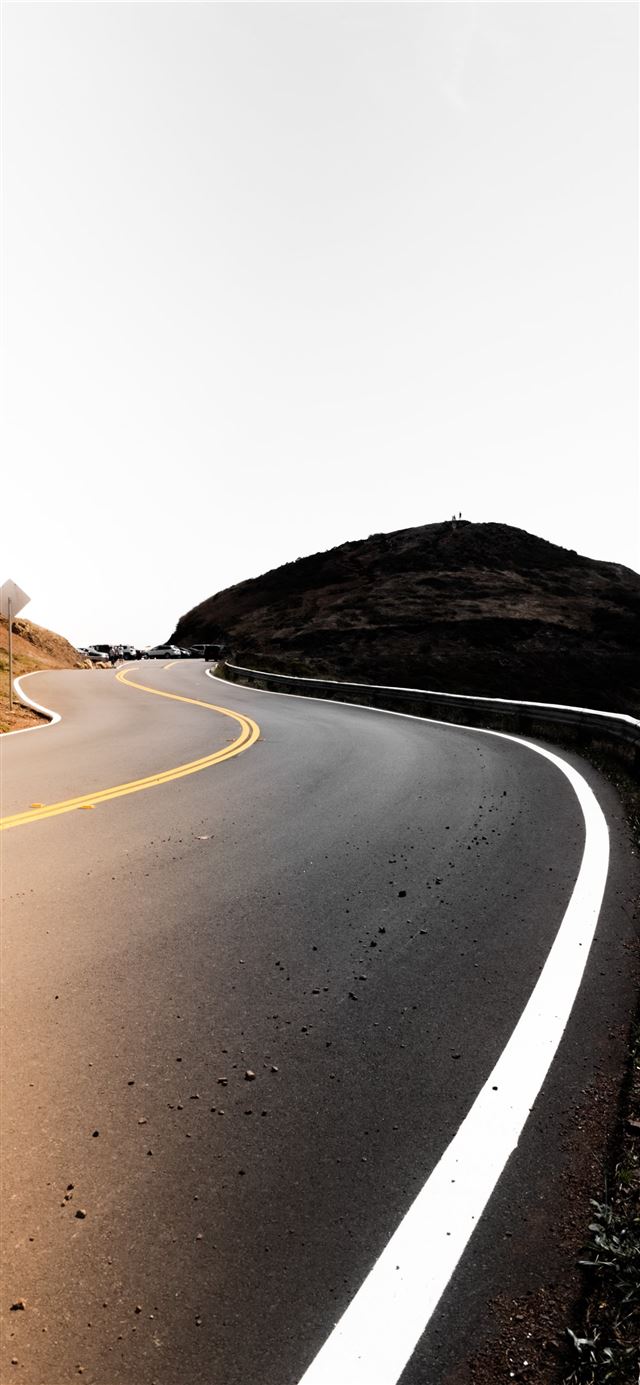1125x2436 zig zag road -  iPhone X Wallpaper