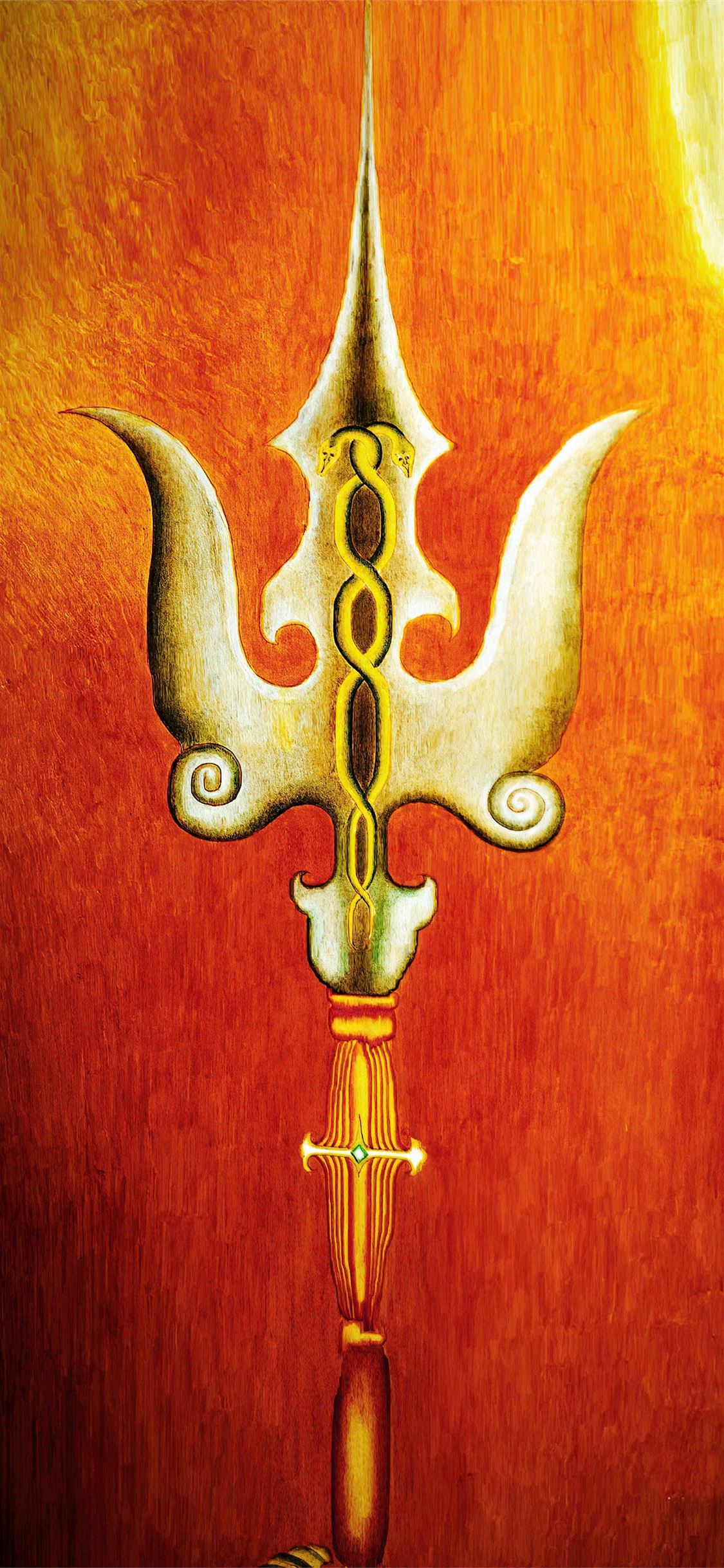 religious Hinduism Trishul Shiva's Trident Shiva ... iPhone Wallpapers Free  Download