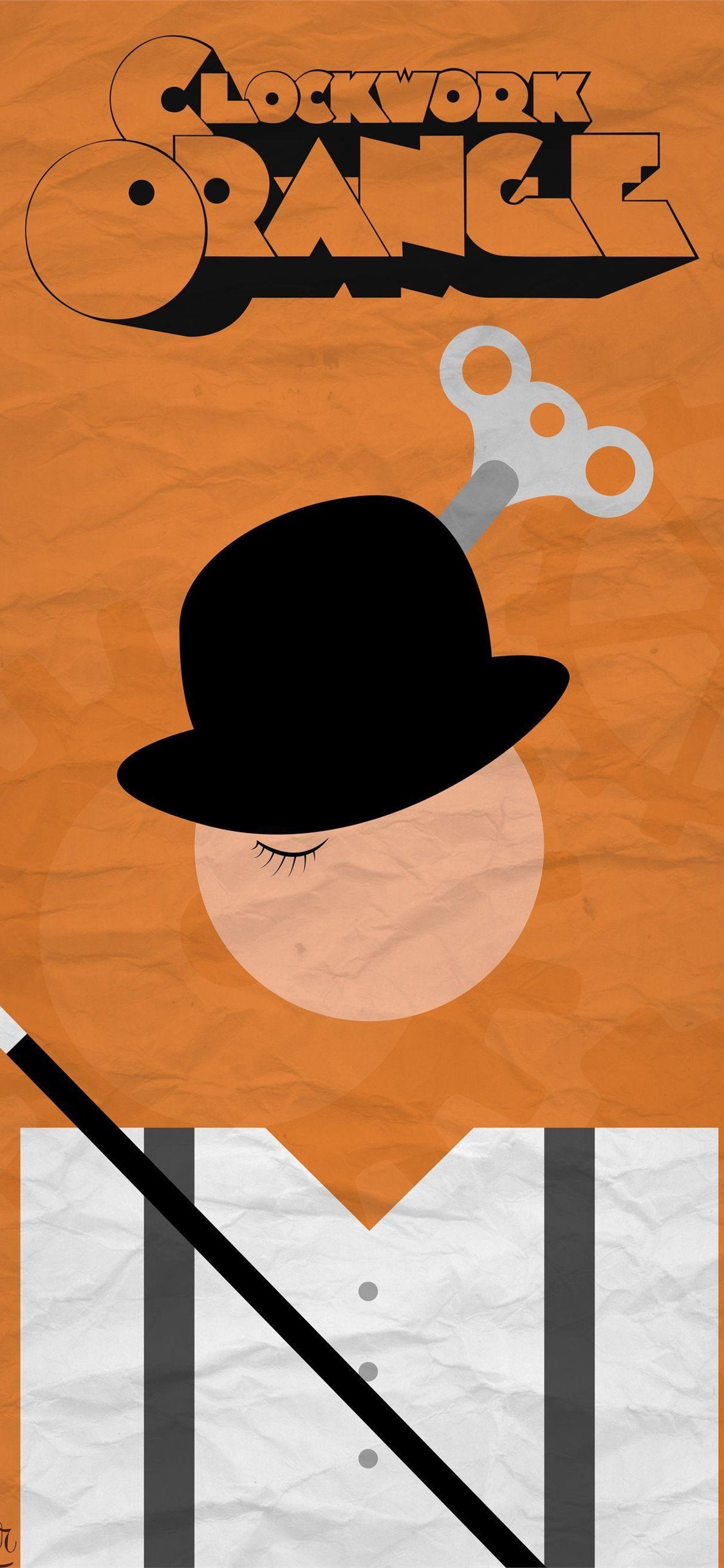Download Minimalist Book Character From A Clockwork Orange Background   Wallpaperscom