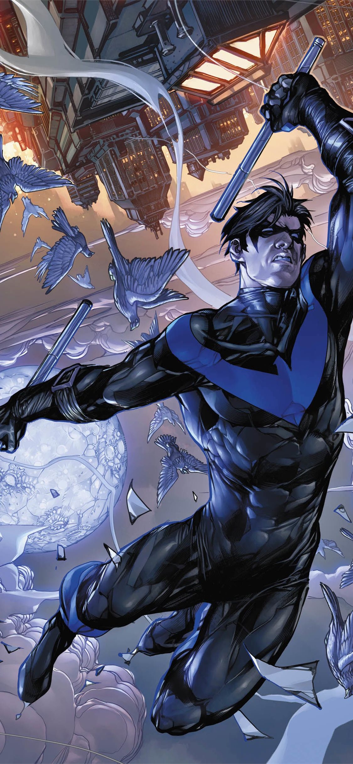 Download this Wallpaper iPhone 6  ComicsNightwing 750x1334 for all your  Phones and Tablets  Nightwing wallpaper Nightwing Dc comics wallpaper