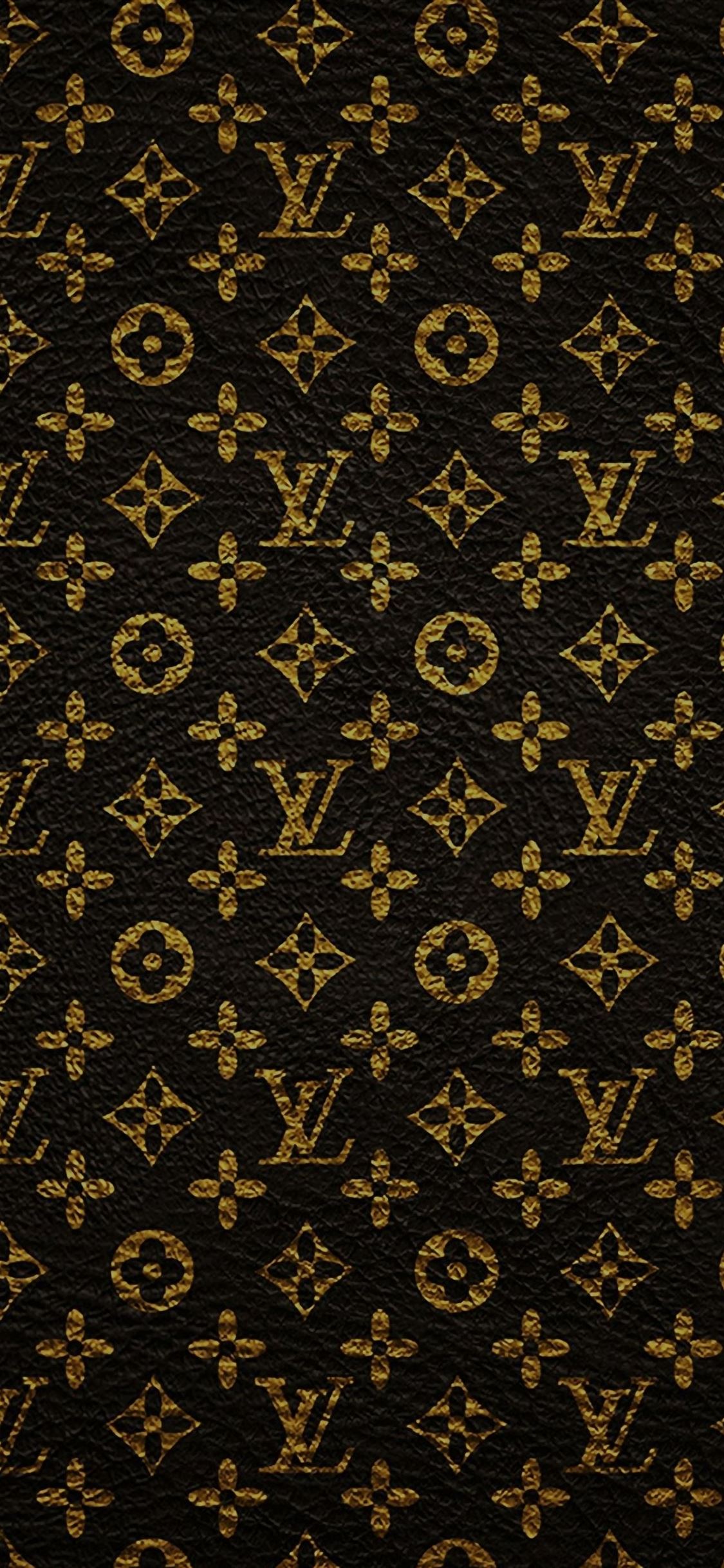 Louis Vuitton Dark Pattern Art iPhone Wallpapers Free Download