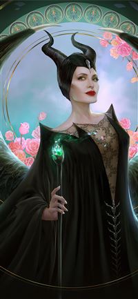 maleficent 2 movie art wallpaper