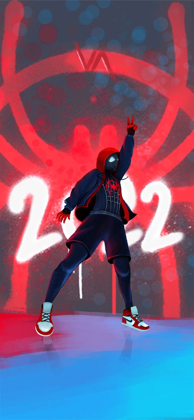 1125x2436 spiderman into the spider verse 2 4k - spiderman iPhone X Wallpaper