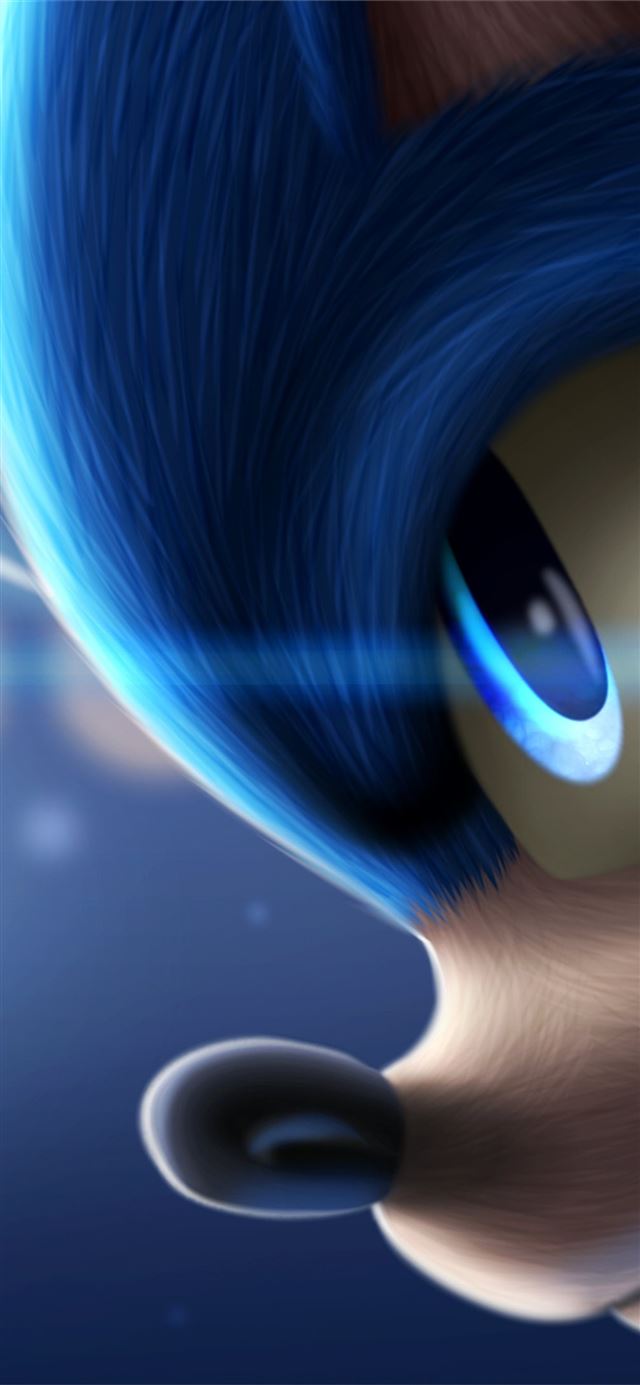 1125x2436 sonic the hedgehog artwork 2020 - 2020 movies iPhone X Wallpaper