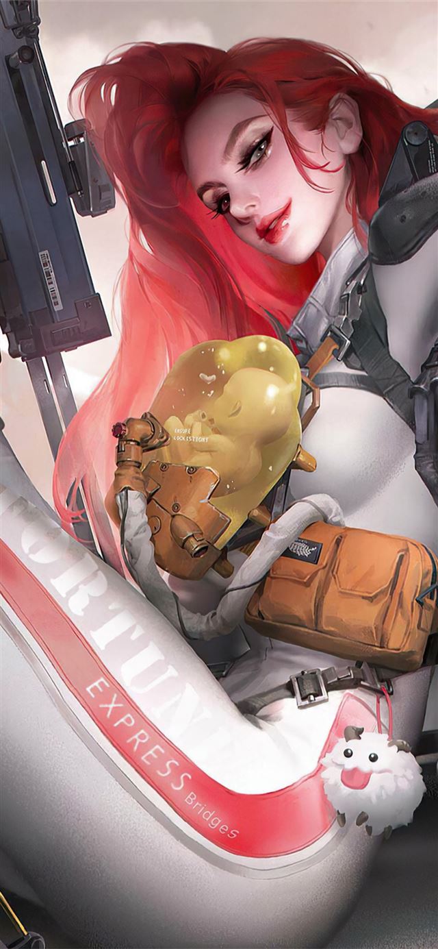 1125x2436 death stranding of miss fortune 4k - league of legends iPhone X Wallpaper