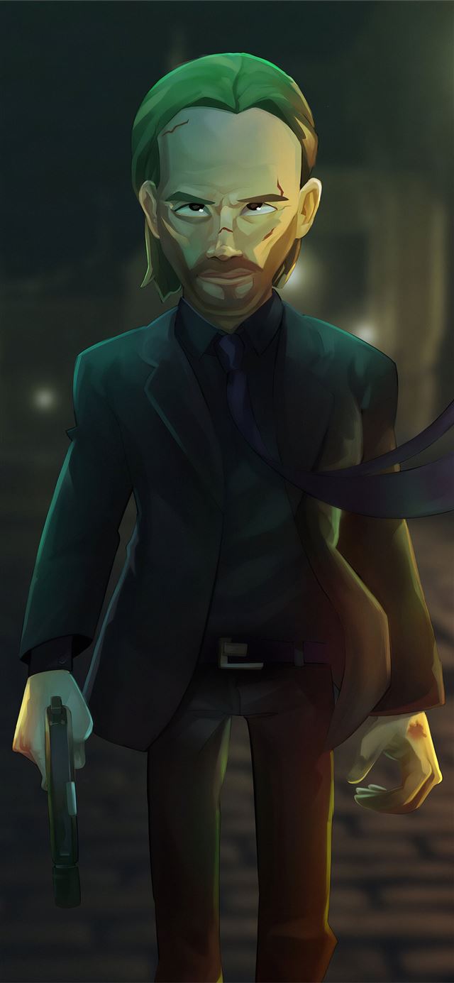 1125x2436 john wick 4k art - john wick iPhone X Wallpaper