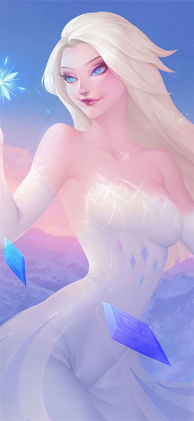 1125x2436 elsa from frozen 2 4k - elsa iPhone X Wallpaper