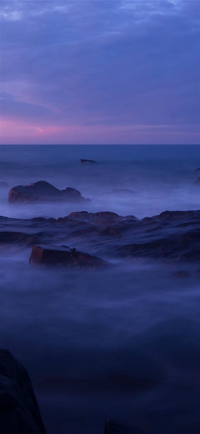 1125x2436 sea coast horizon calming - coast iPhone X Wallpaper
