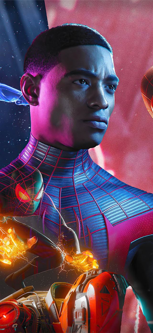 1125x2436 spider man miles morales 2020 4k - spider man miles morales iPhone X Wallpaper