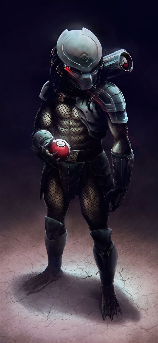 1125x2436 predator hunting pokemon 4k - artstation iPhone X Wallpaper