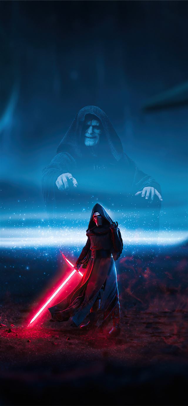 1125x2436 kylo ren force - star wars iPhone X Wallpaper