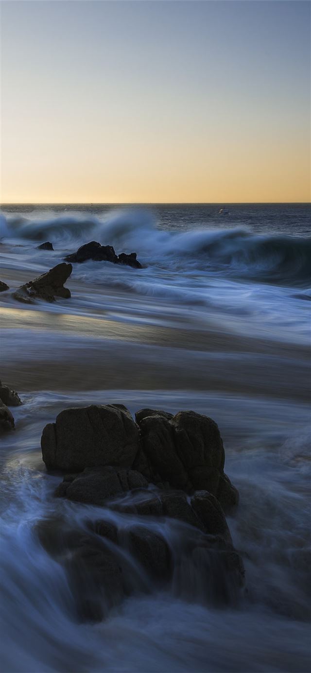 1125x2436 sunrise over cliff long exposure - sunrise iPhone X Wallpaper
