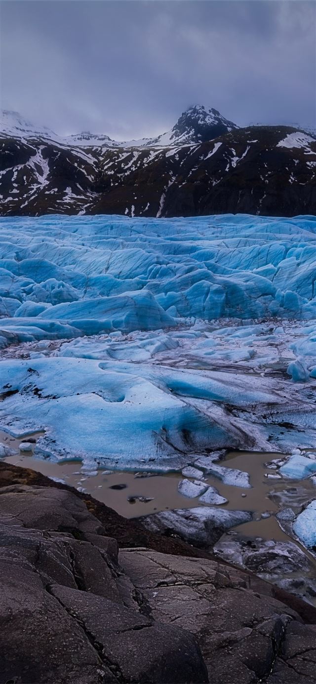 1125x2436 glacier island - glacier iPhone X Wallpaper