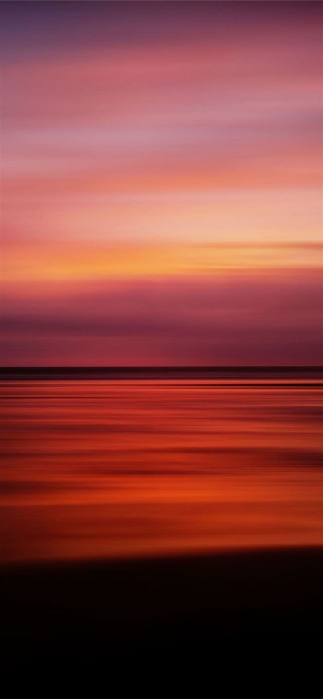 1125x2436 last rays of day red sunset - red iPhone X Wallpaper