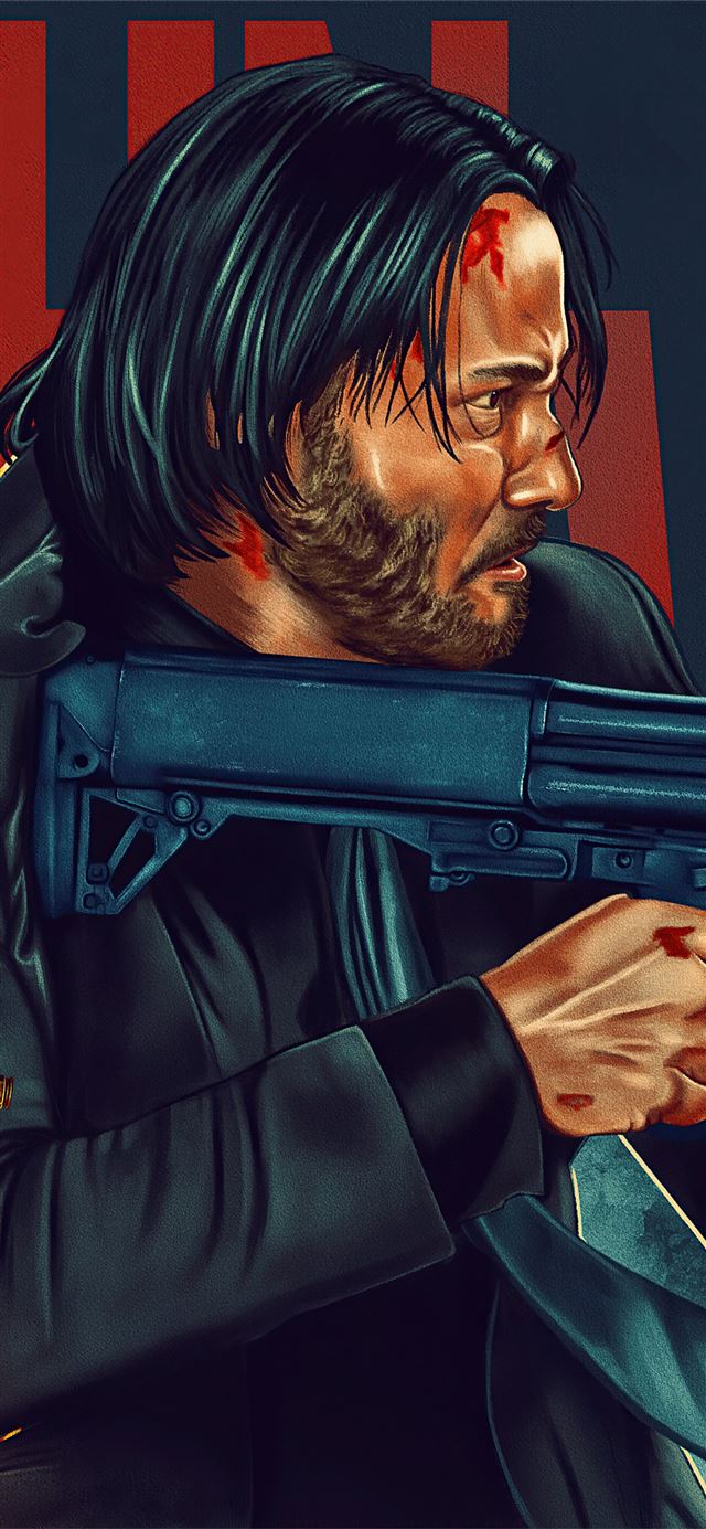 1125x2436 john wick 4k poster - john wick iPhone X Wallpaper