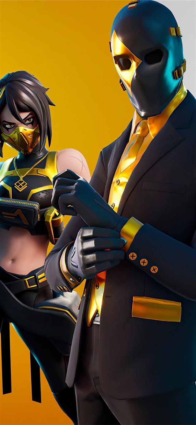 1125x2436 double agent fortnite 4k - fortnite iPhone X Wallpaper