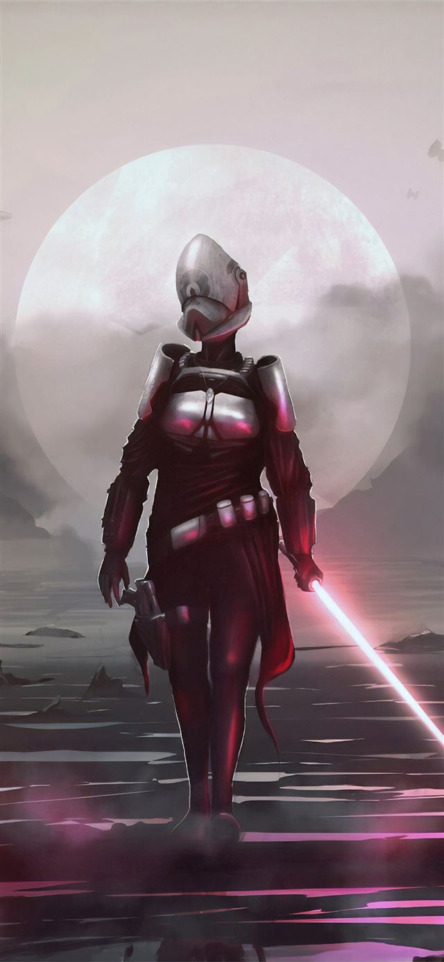 1125x2436 jedi last knight key art - artstation iPhone X Wallpaper